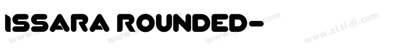 Issara Rounded字体转换